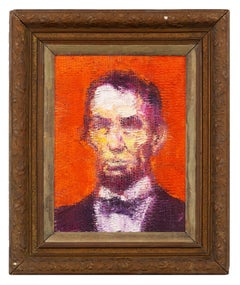 Untitled (orange and purple lincoln)