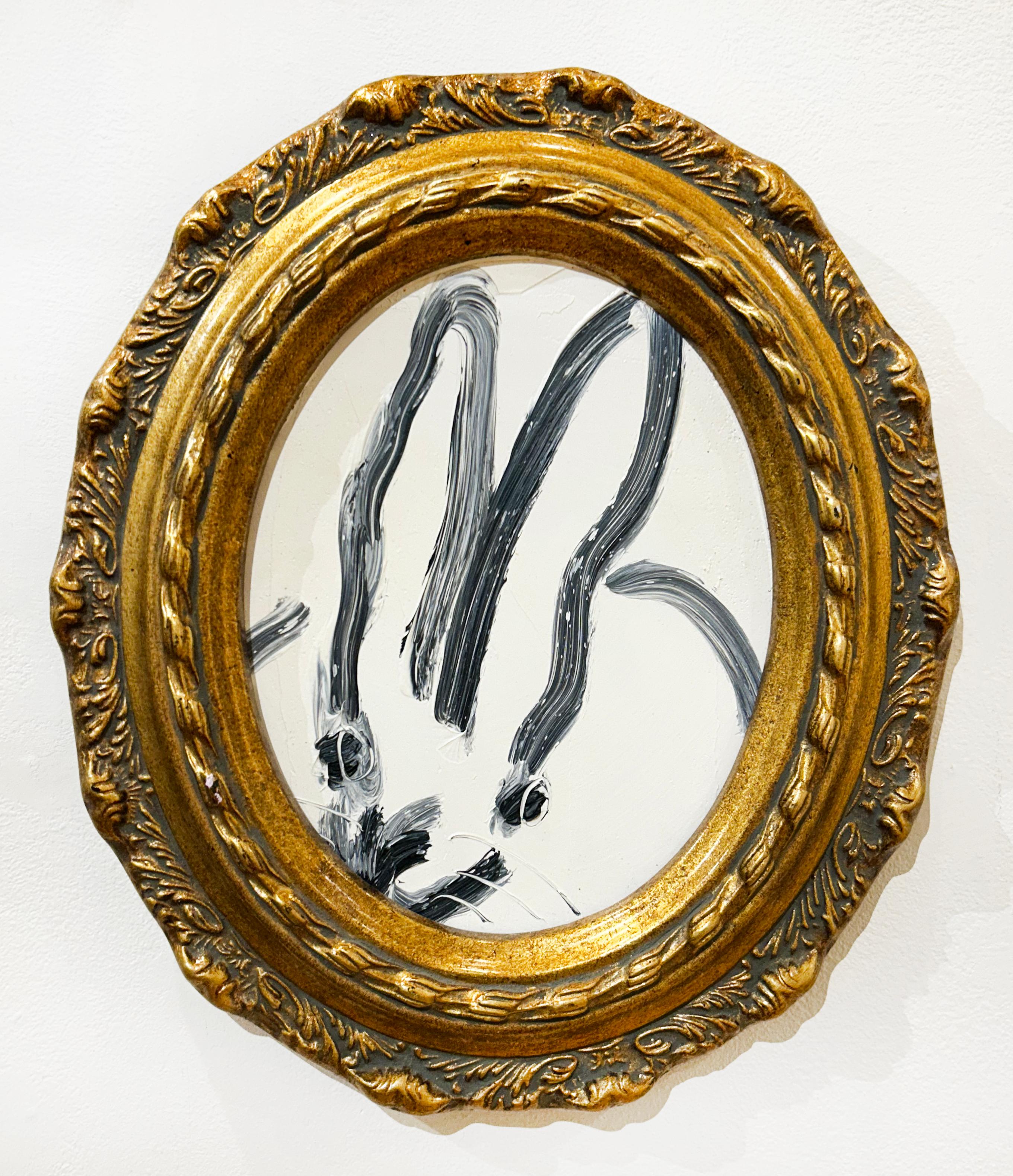 Hunt Slonem, Untitled (Oval Bunny), Bunny For Sale 1