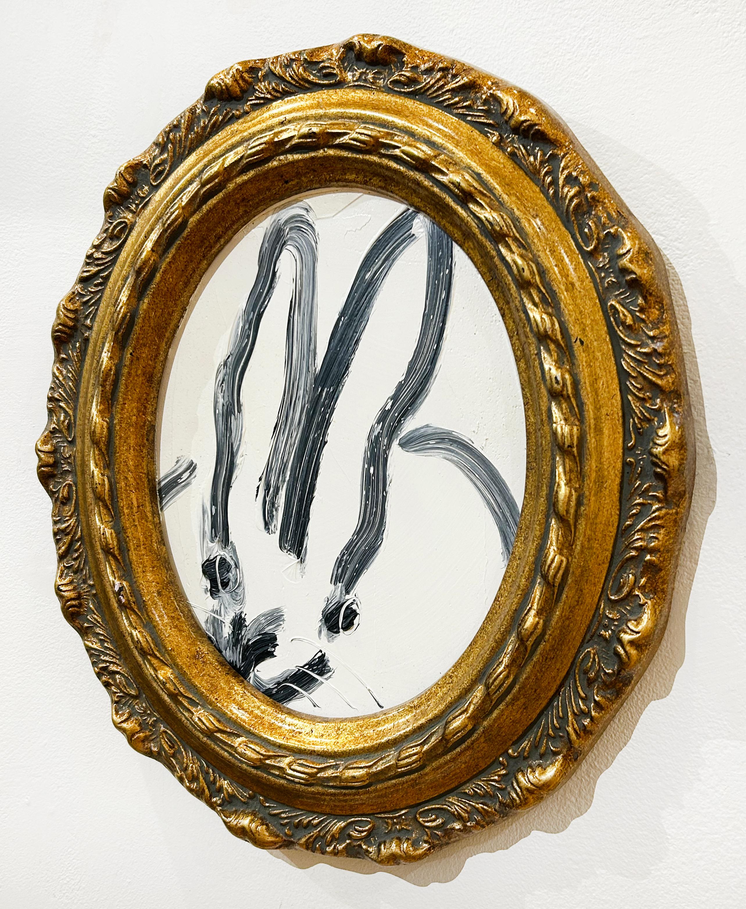 Hunt Slonem, Untitled (Oval Bunny), Bunny For Sale 2