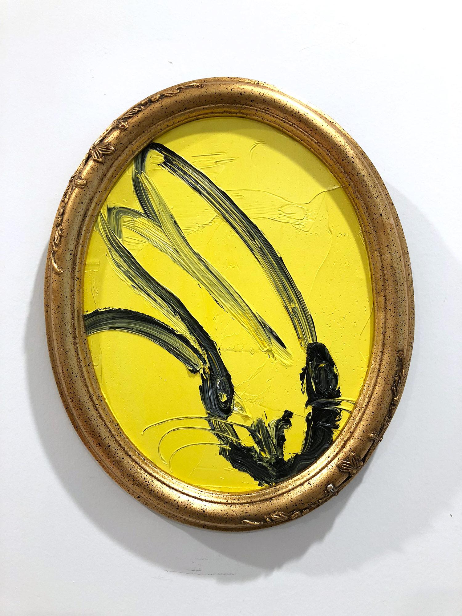 Untitled (Oval Bunny on Yellow) 7