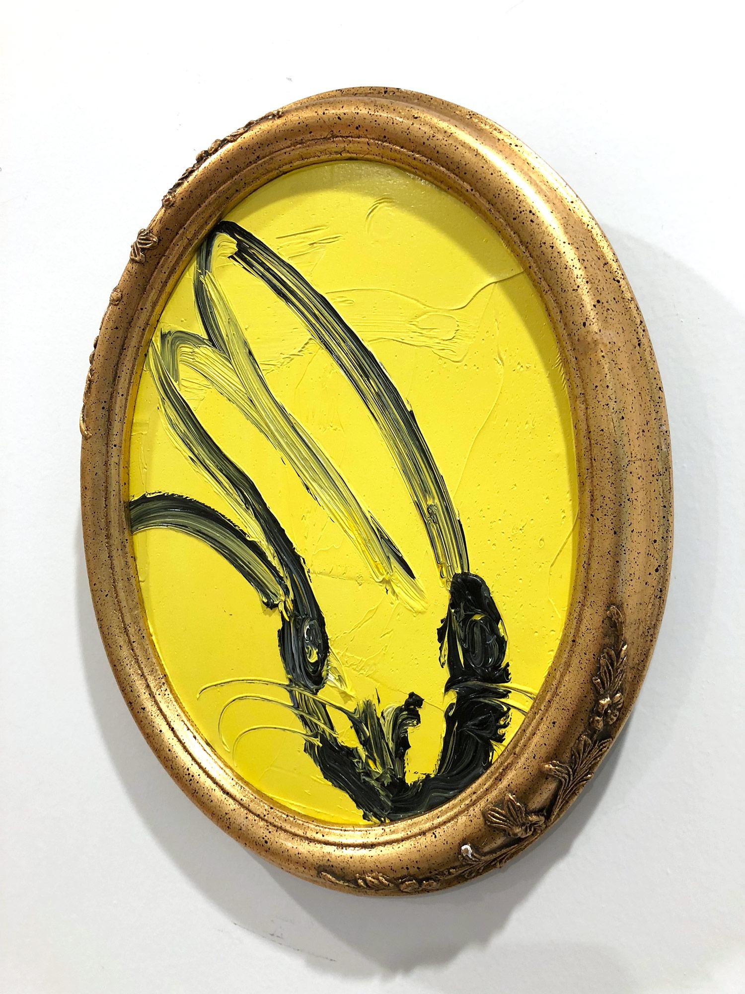 Untitled (Oval Bunny on Yellow) 8