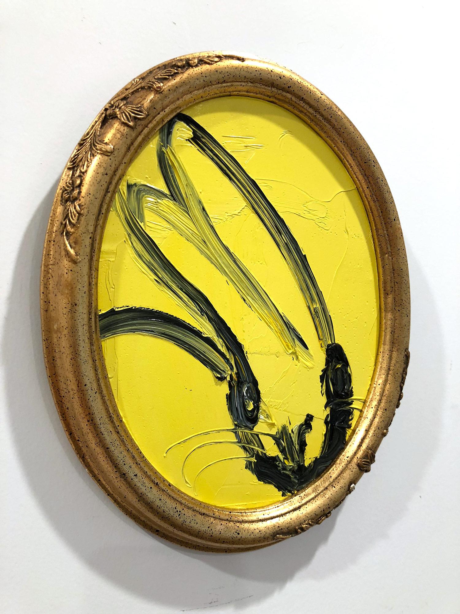 Untitled (Oval Bunny on Yellow) 9