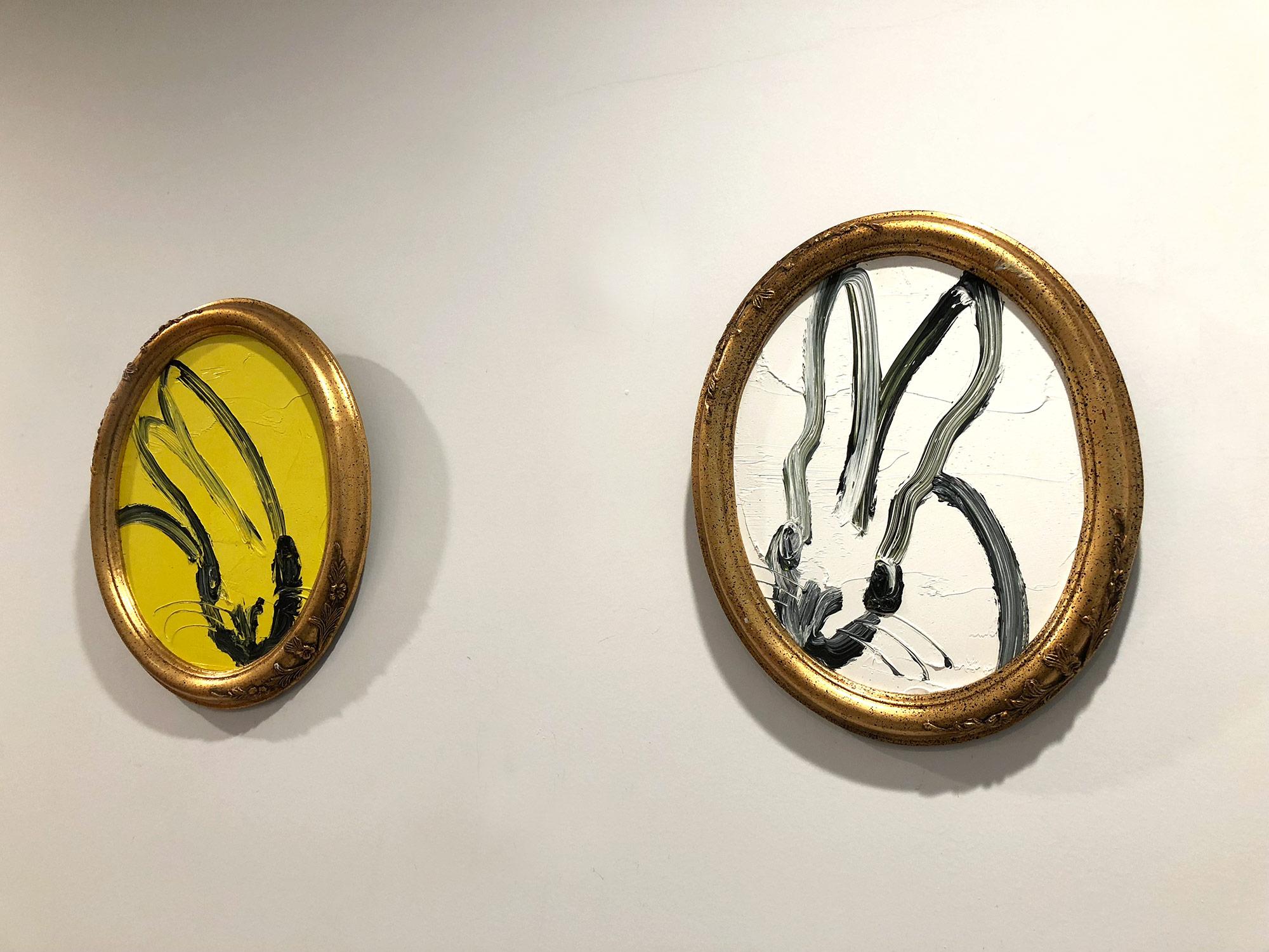 Untitled (Oval Bunny on Yellow) 10