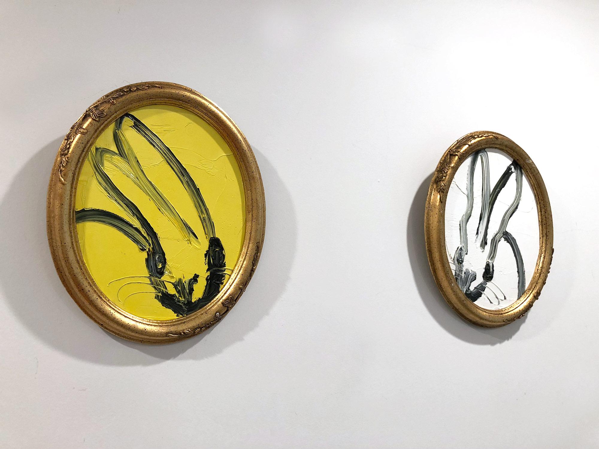 Untitled (Oval Bunny on Yellow) 11