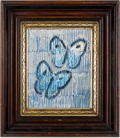 Untitled (silver/blue butterflies)
