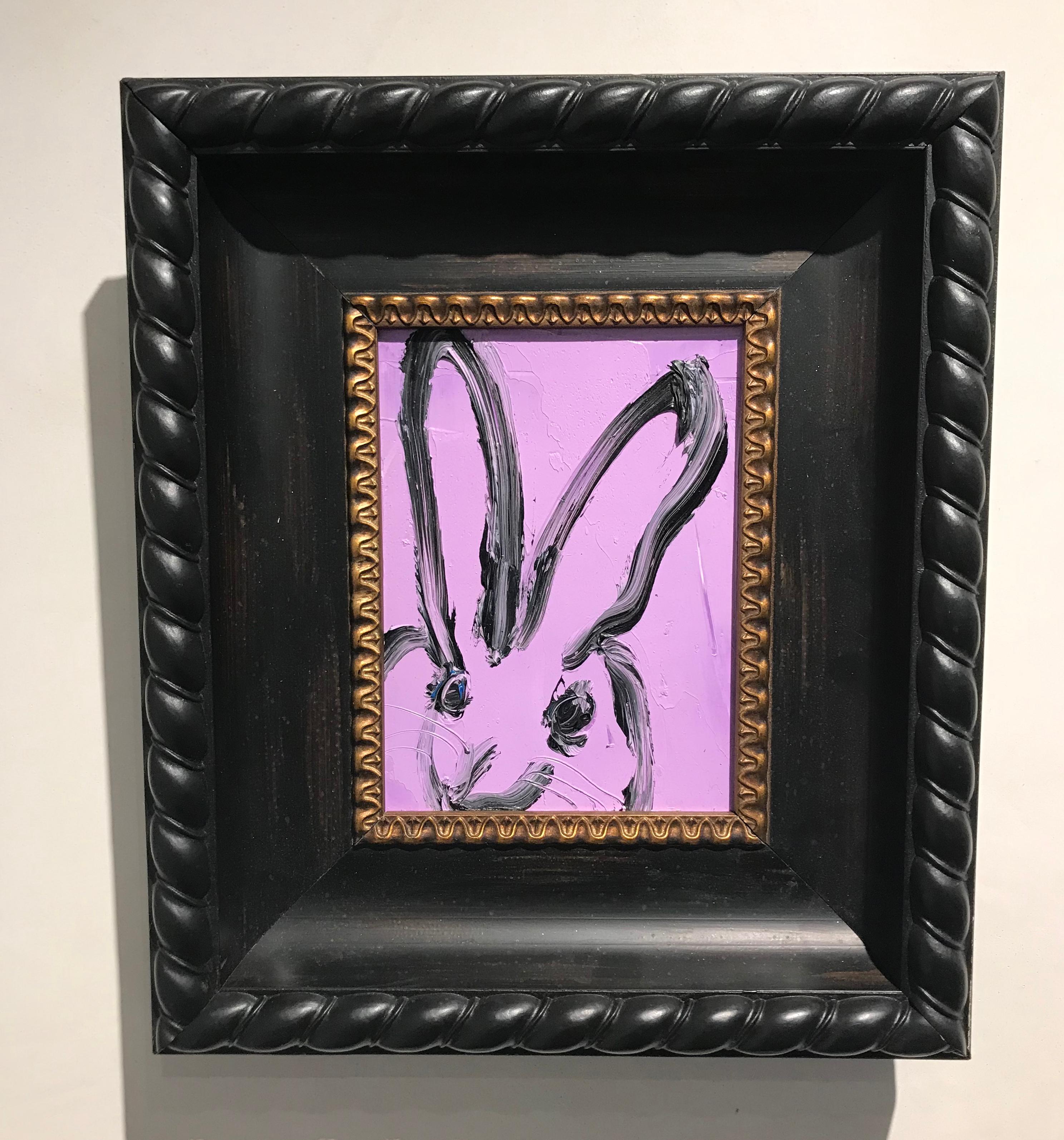 Untitled- small gestural bunny by Hunt Slonem 1
