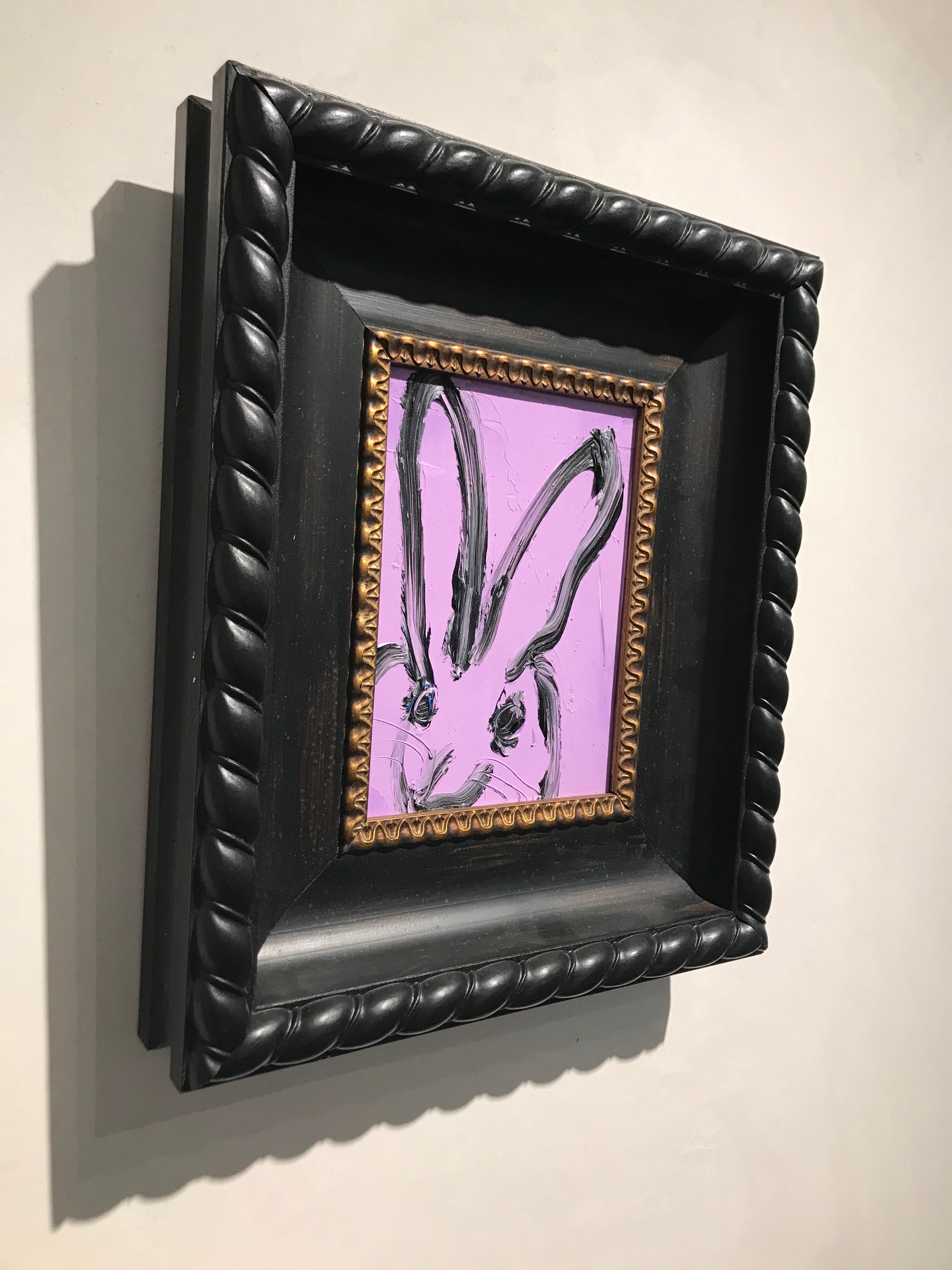 Untitled- small gestural bunny by Hunt Slonem 2