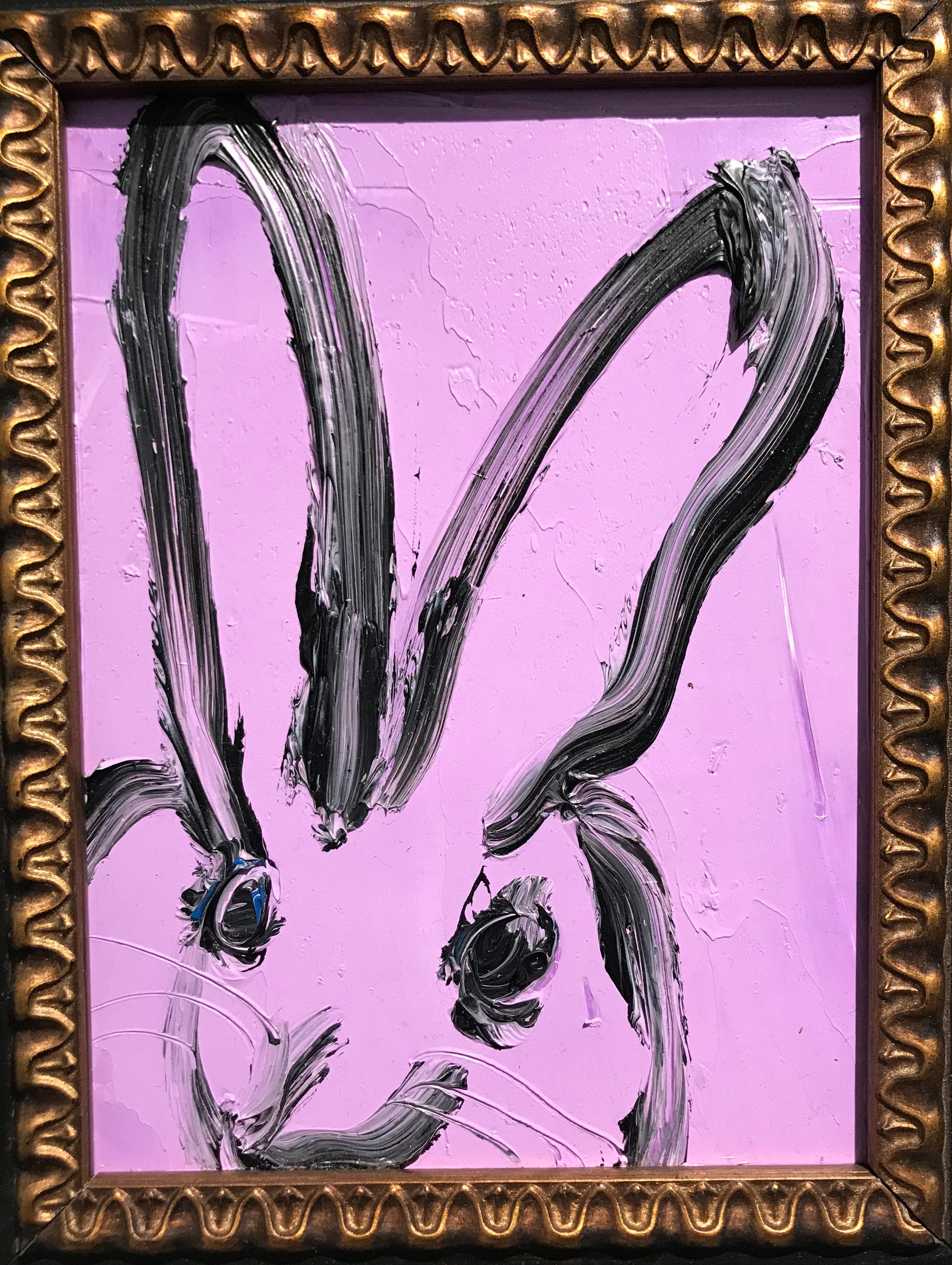 Untitled- small gestural bunny by Hunt Slonem 5