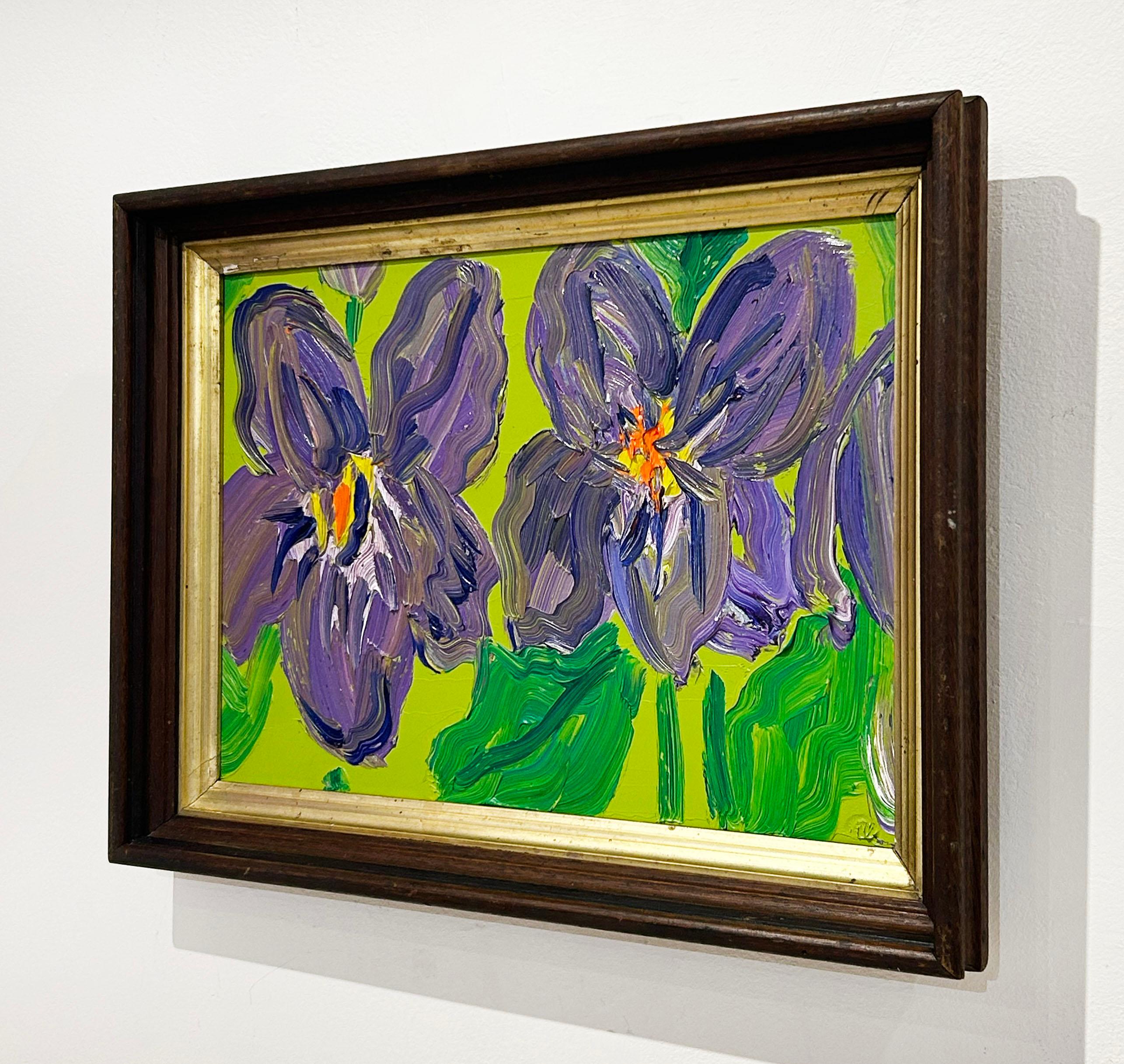 Veilchen (Zeitgenössisch), Painting, von Hunt Slonem