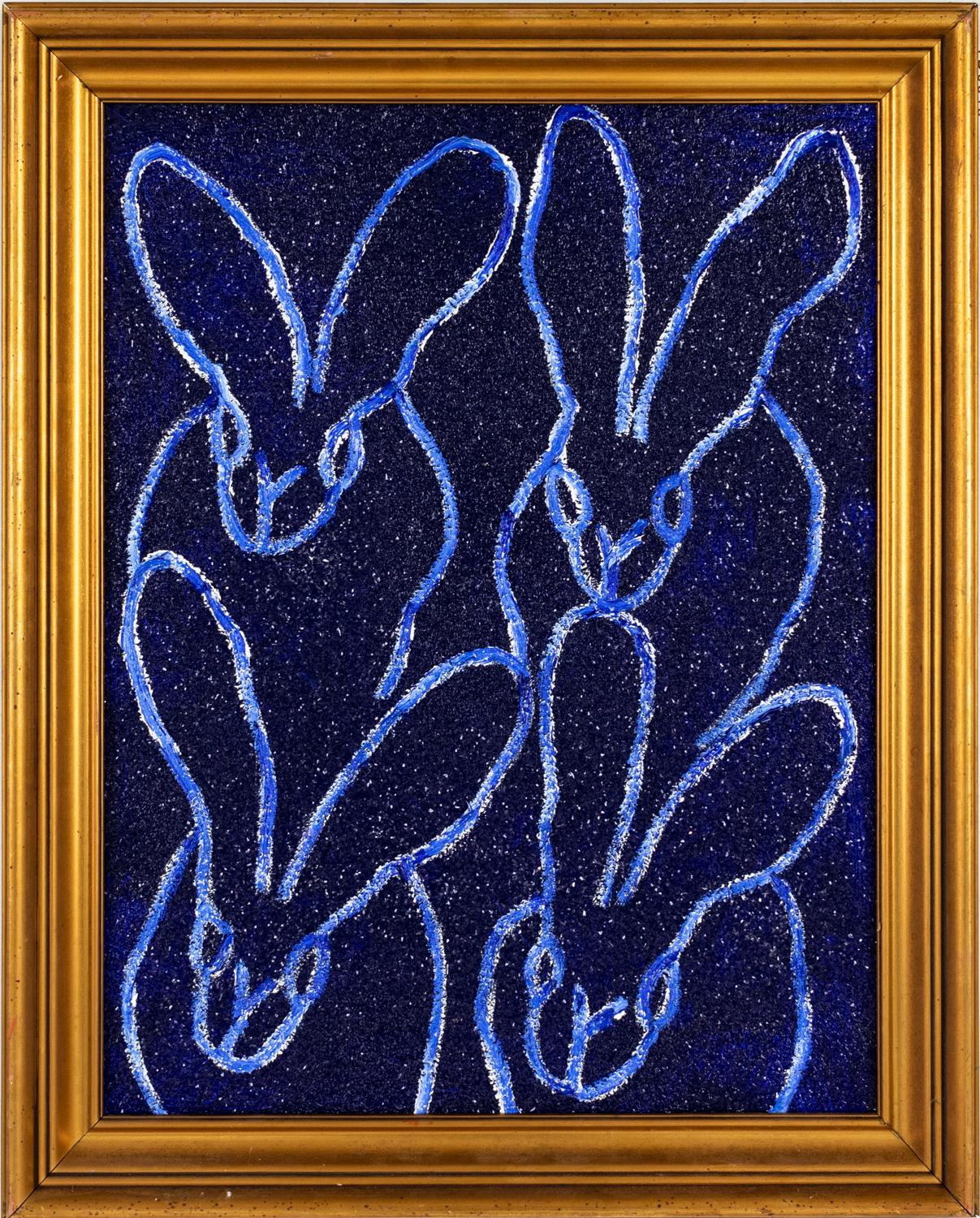 Vision in Blue 2 - Painting by Hunt Slonem