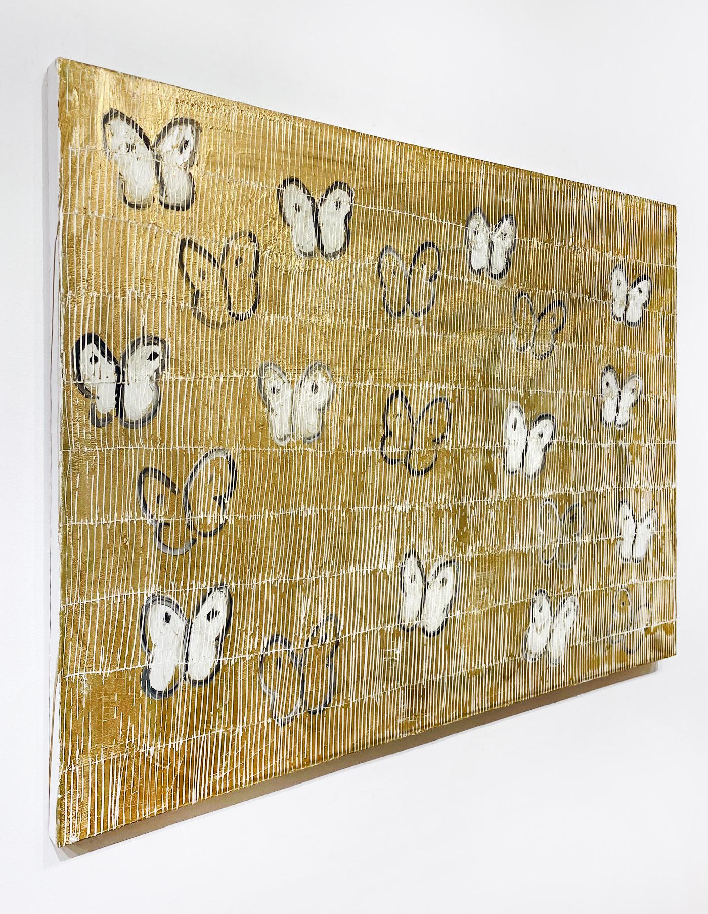 White Ascension After Light - Contemporary Painting by Hunt Slonem