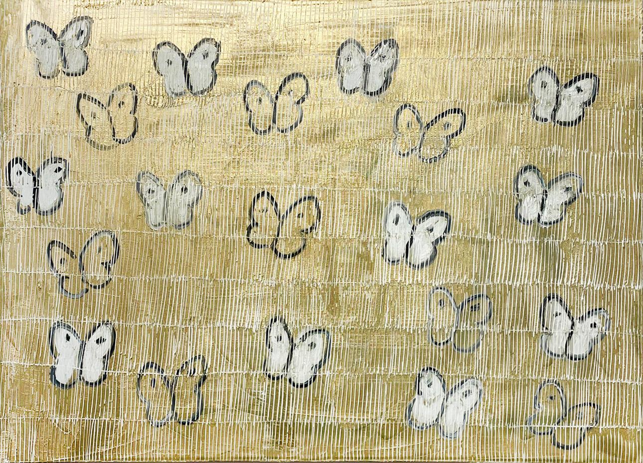 Hunt Slonem Animal Painting - White Ascension After Light