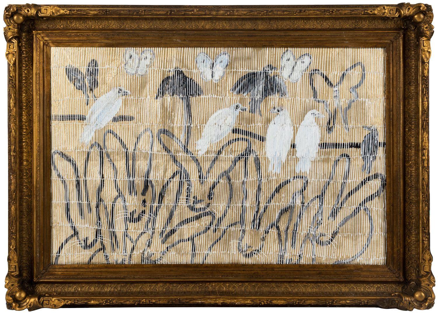 Hunt Slonem Animal Painting – Whydah