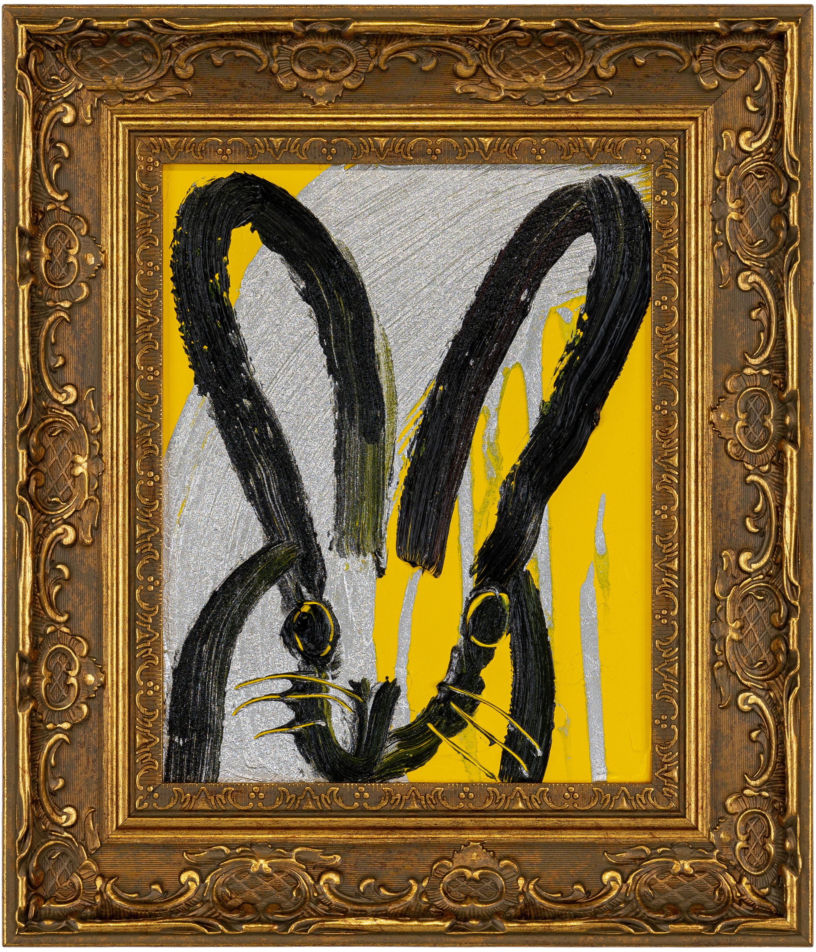 Hunt Slonem Animal Painting - Yellow Grind