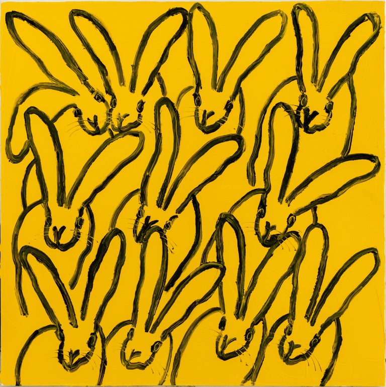 Hunt Slonem Yellow Hutch For Sale at 1stDibs