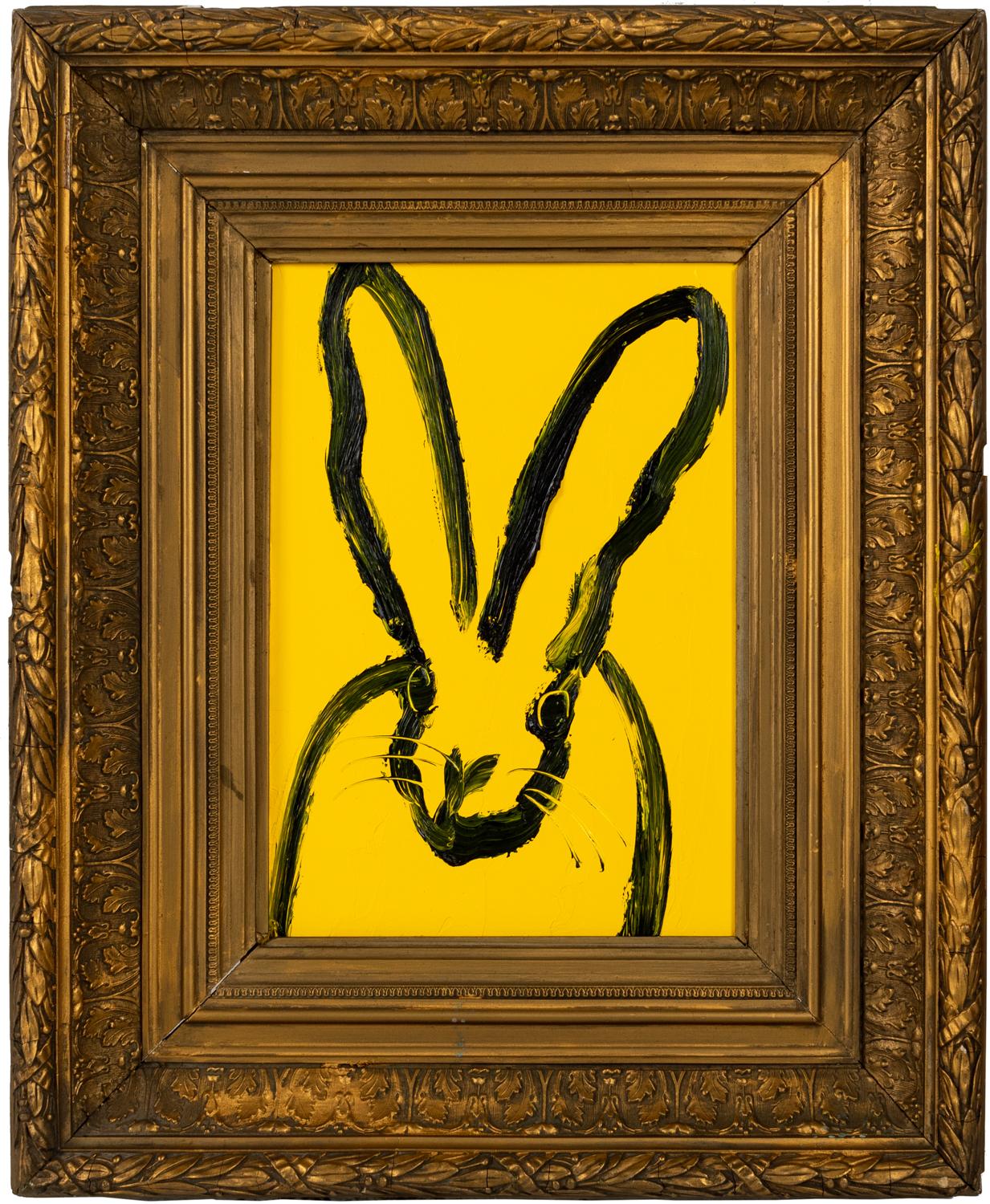 Yellow Jackie - Painting by Hunt Slonem