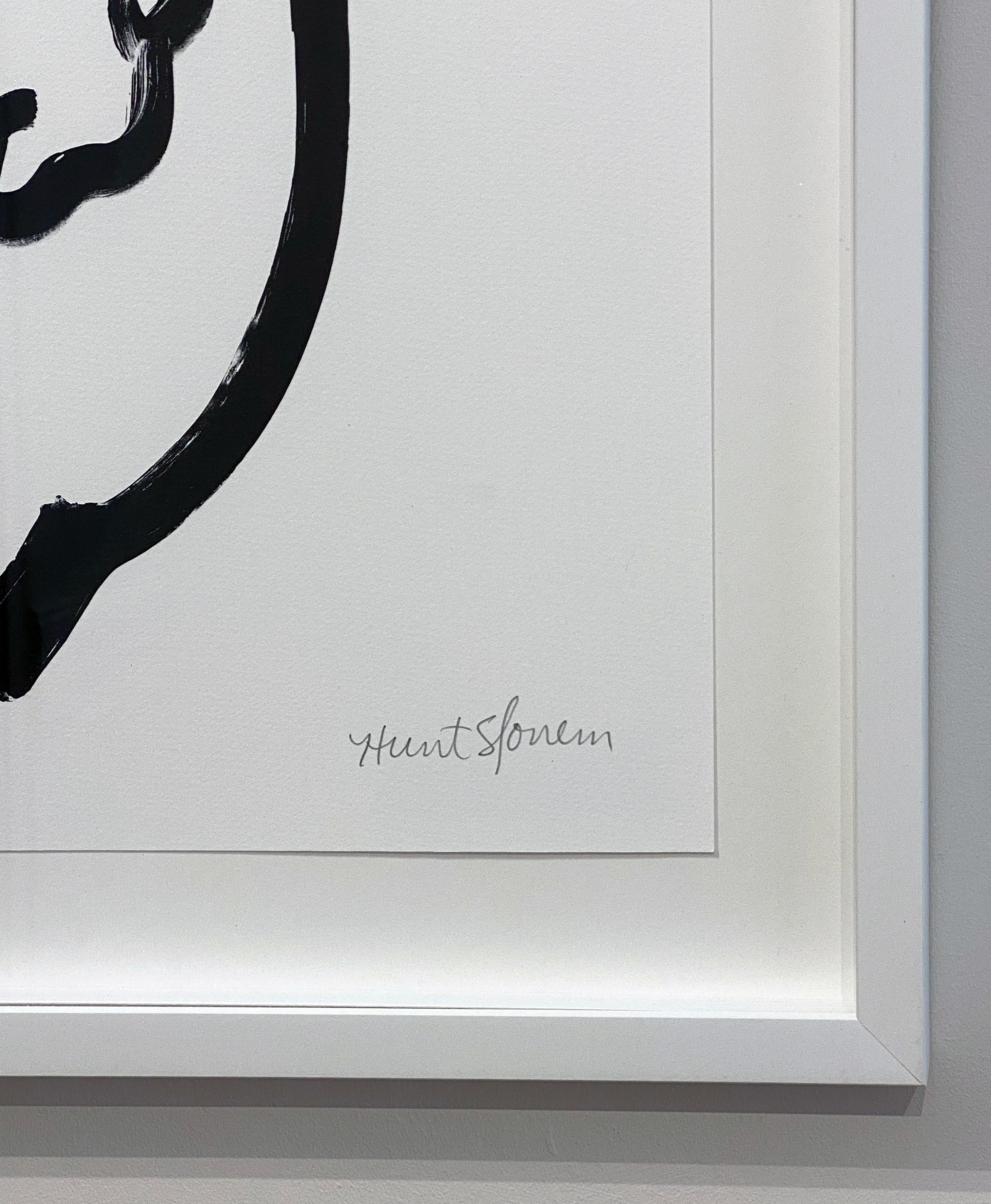BW Bunny 3 - Contemporary Print by Hunt Slonem