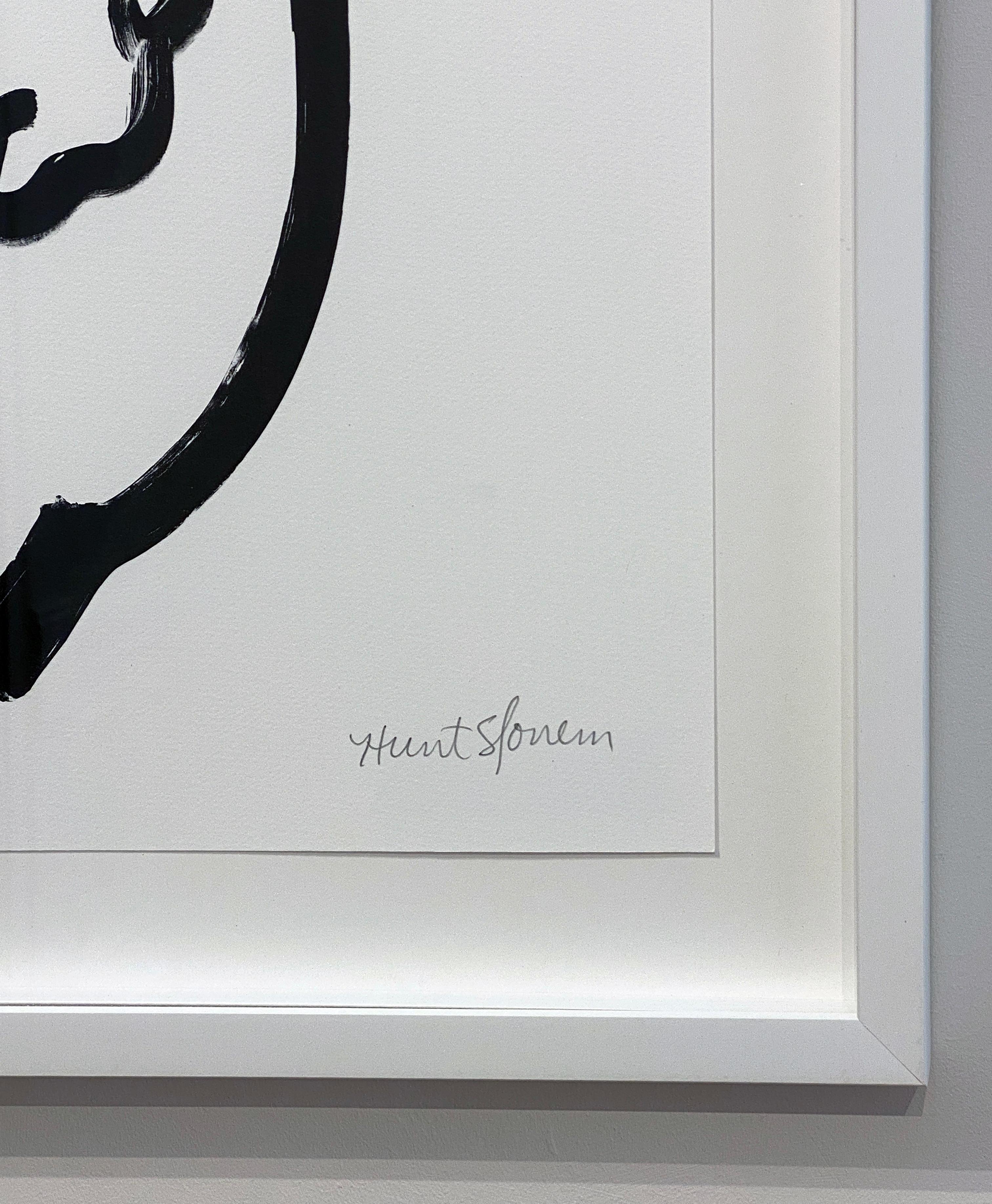 BW Bunny 3 - Print by Hunt Slonem