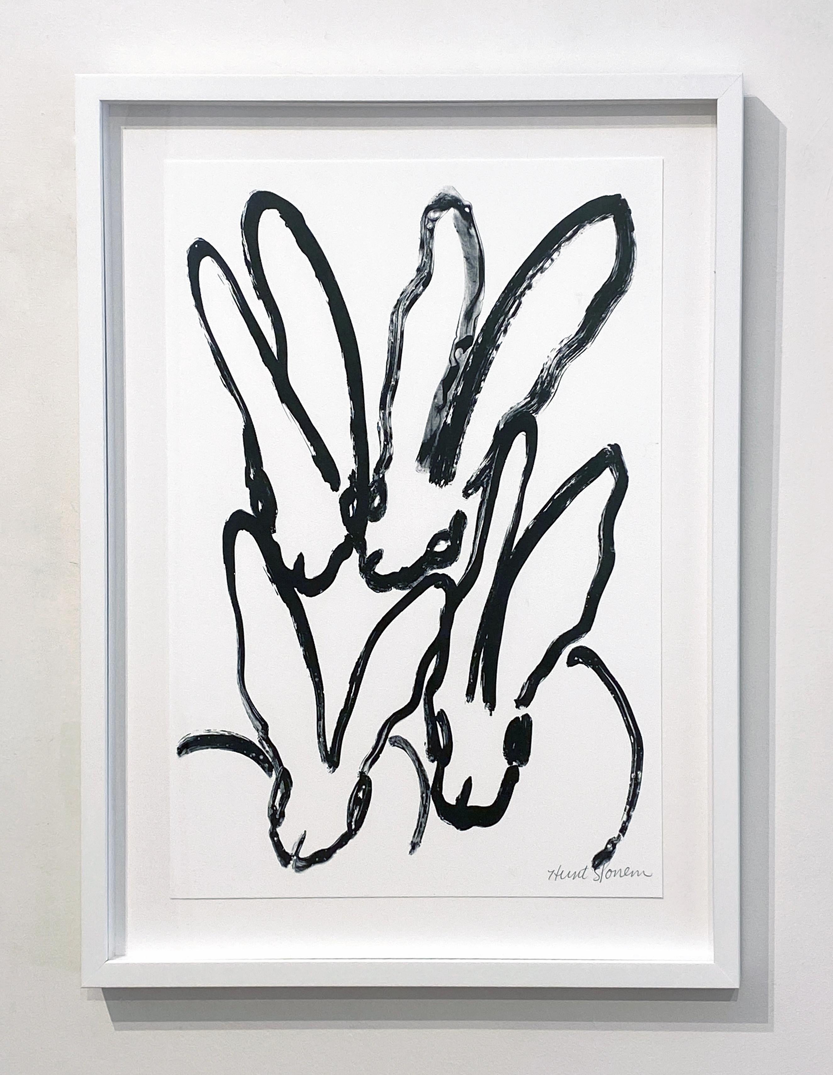 hunt slonem bunny print