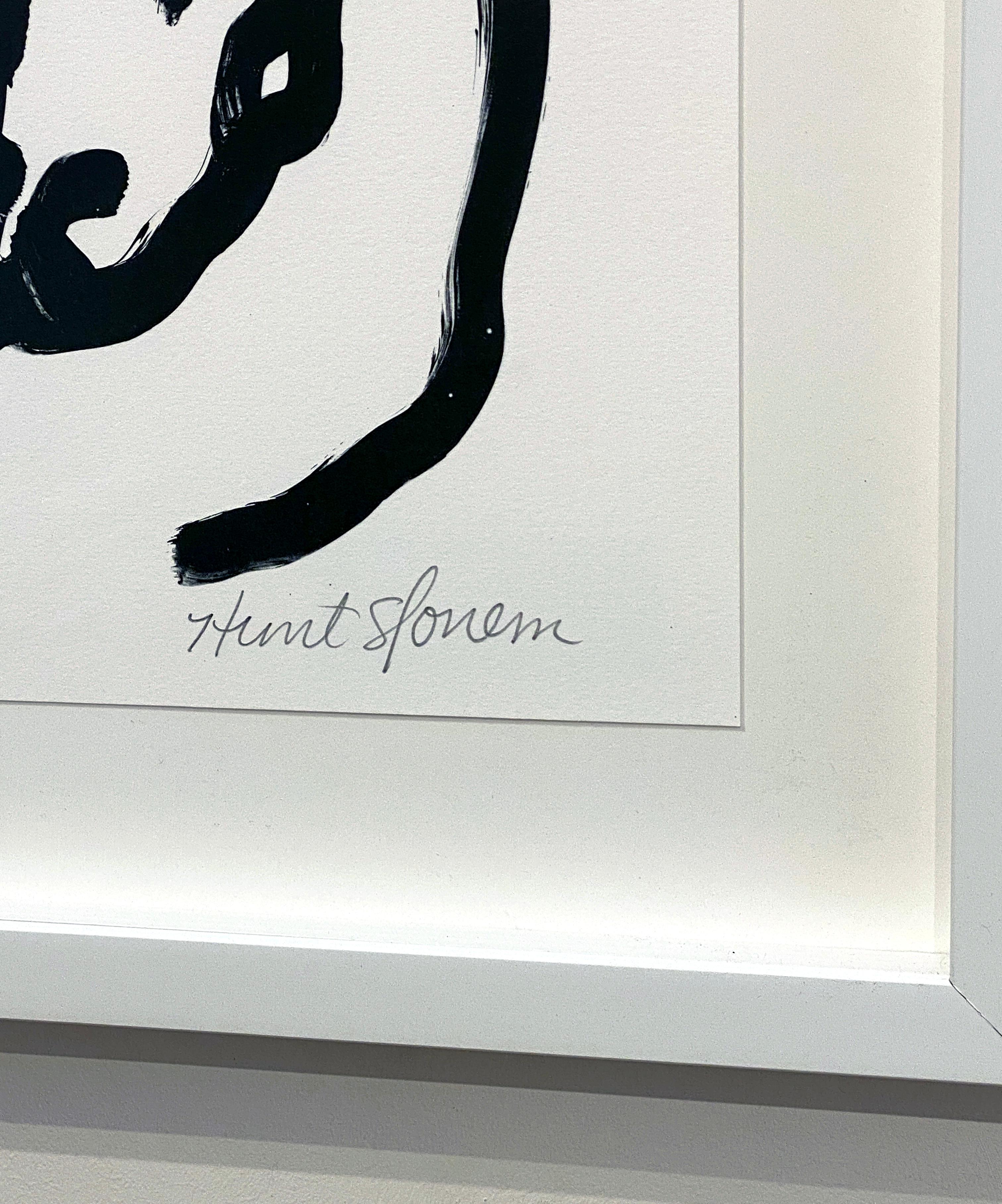 BW Bunny 8 - Contemporary Print by Hunt Slonem