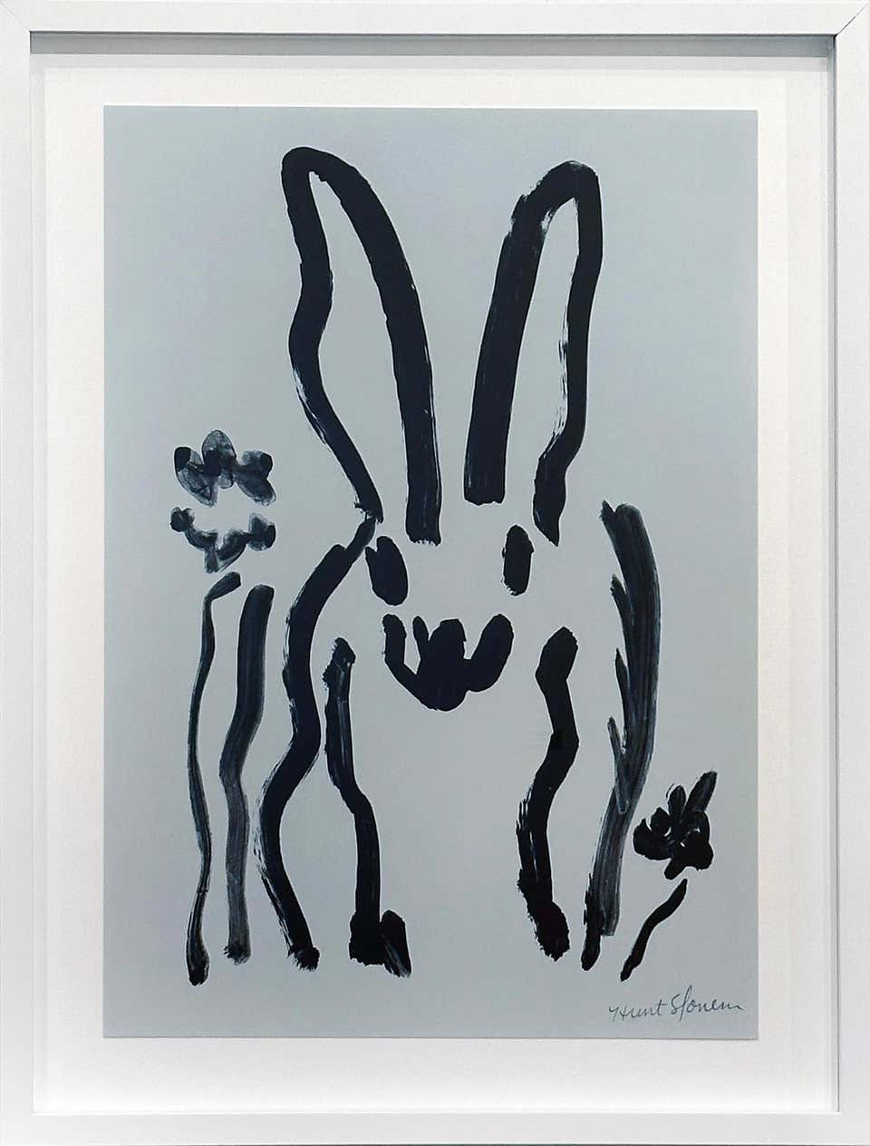 Hunt Slonem Rabbit Hunt Slonem - Lilac Bunnies at 1stDibs | hunt slonem bunnies print ...