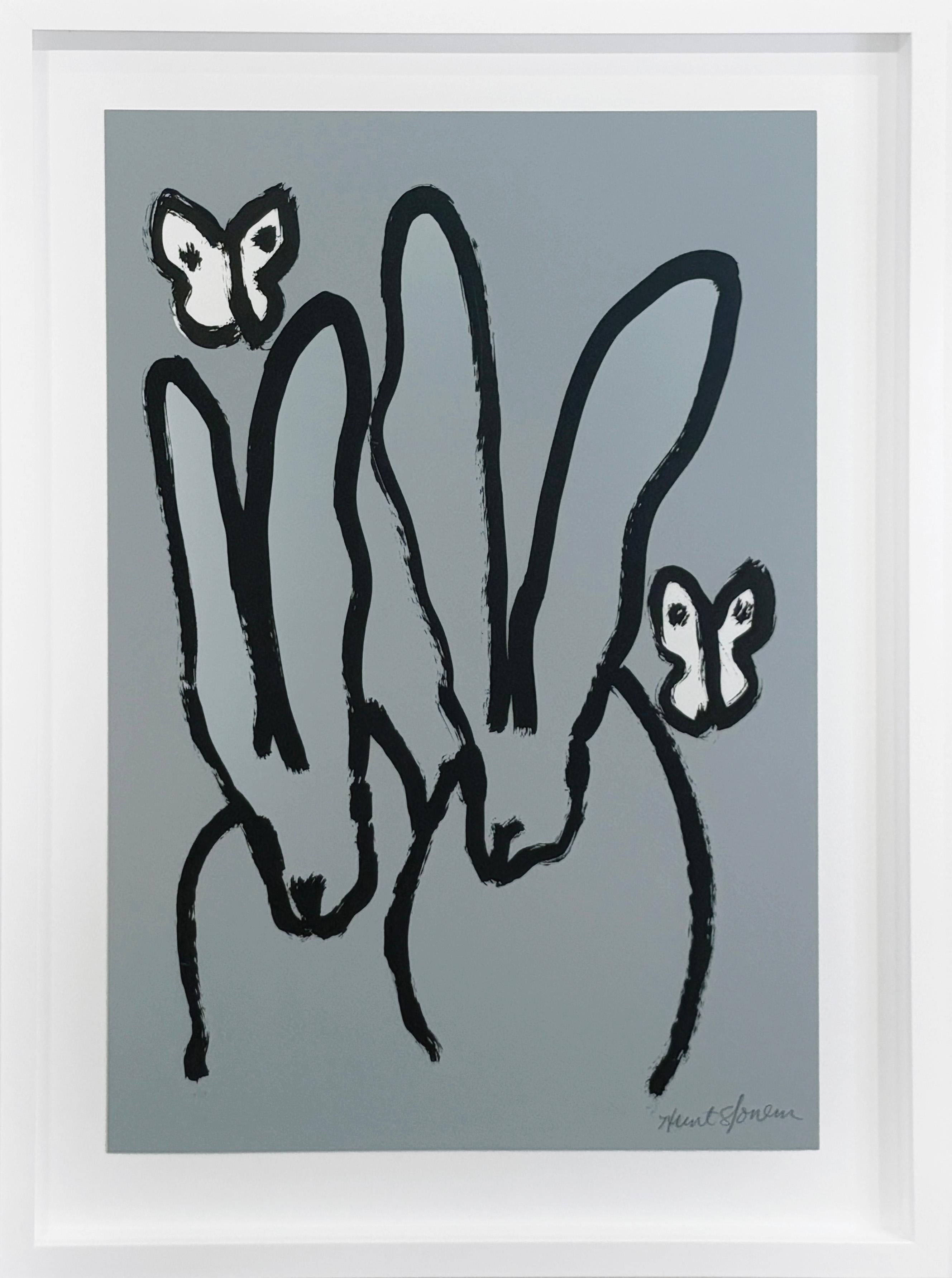 Artist:  Slonem, Hunt
Title:  Early Spring Bunnies
Series:  Bunnies
Date:  2025
Medium:  Lithograph on Paper
Unframed Dimensions:  24" x 16"
Framed Dimensions:  29" x 22" x 1.25"
Signature:  Pencil signed
Edition:  1-16/16, with 5 PP and 4