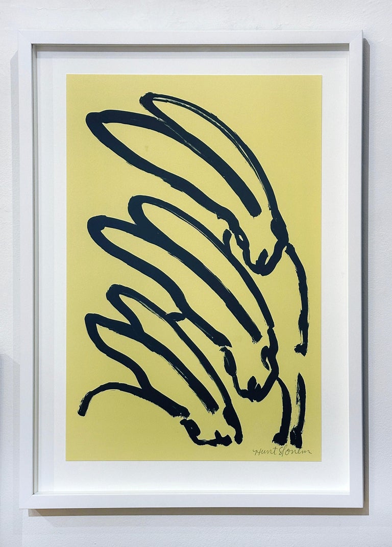 Lemon Bunnies - Print by Hunt Slonem