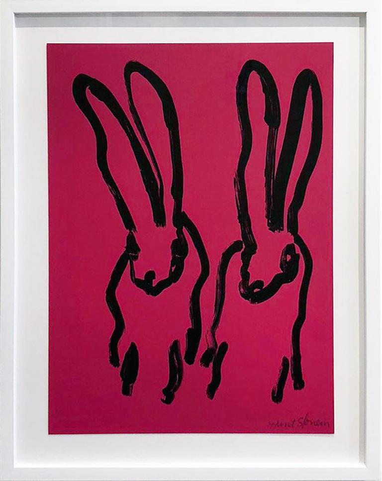 Magenta Bunnies - Print by Hunt Slonem