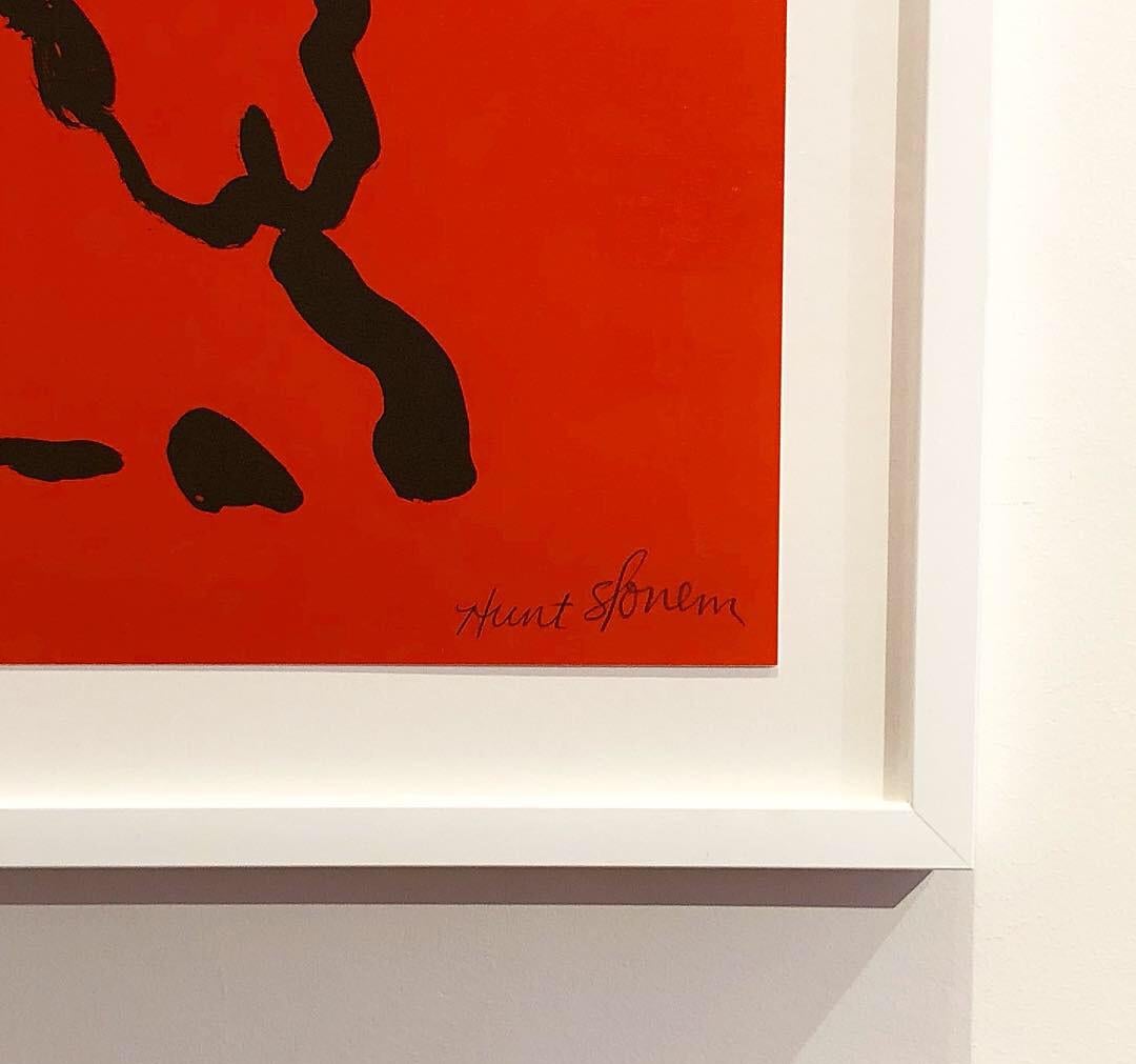 Red Bunny - Print by Hunt Slonem