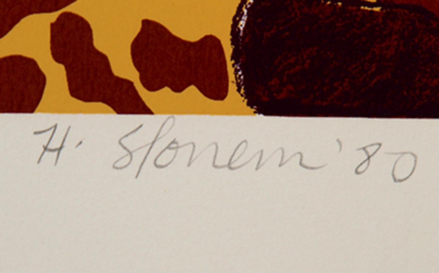 Shell Ginger, Pop Art Serigraph by Hunt Slonem 1