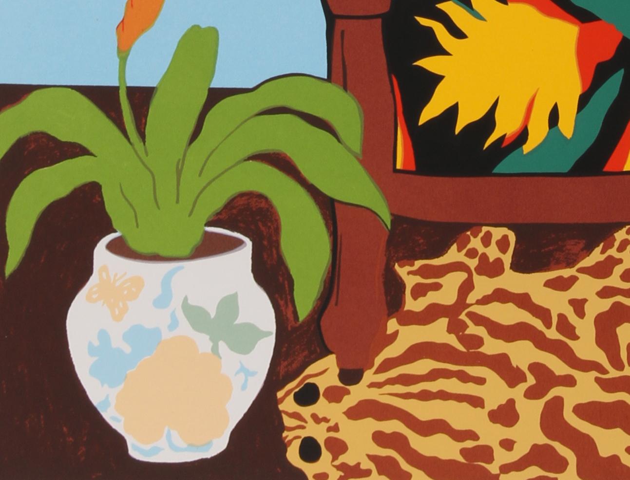 Shell Ginger, Pop-Art- Serigraphie von Hunt Slonem im Angebot 3
