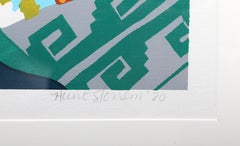 Incantesimo III, serigrafia Pop Art di Hunt Slonem con cornice