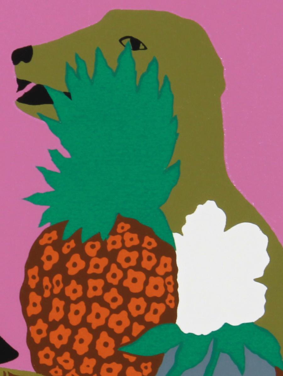 Tortoise, Pop Art Serigraph by Hunt Slonem 1