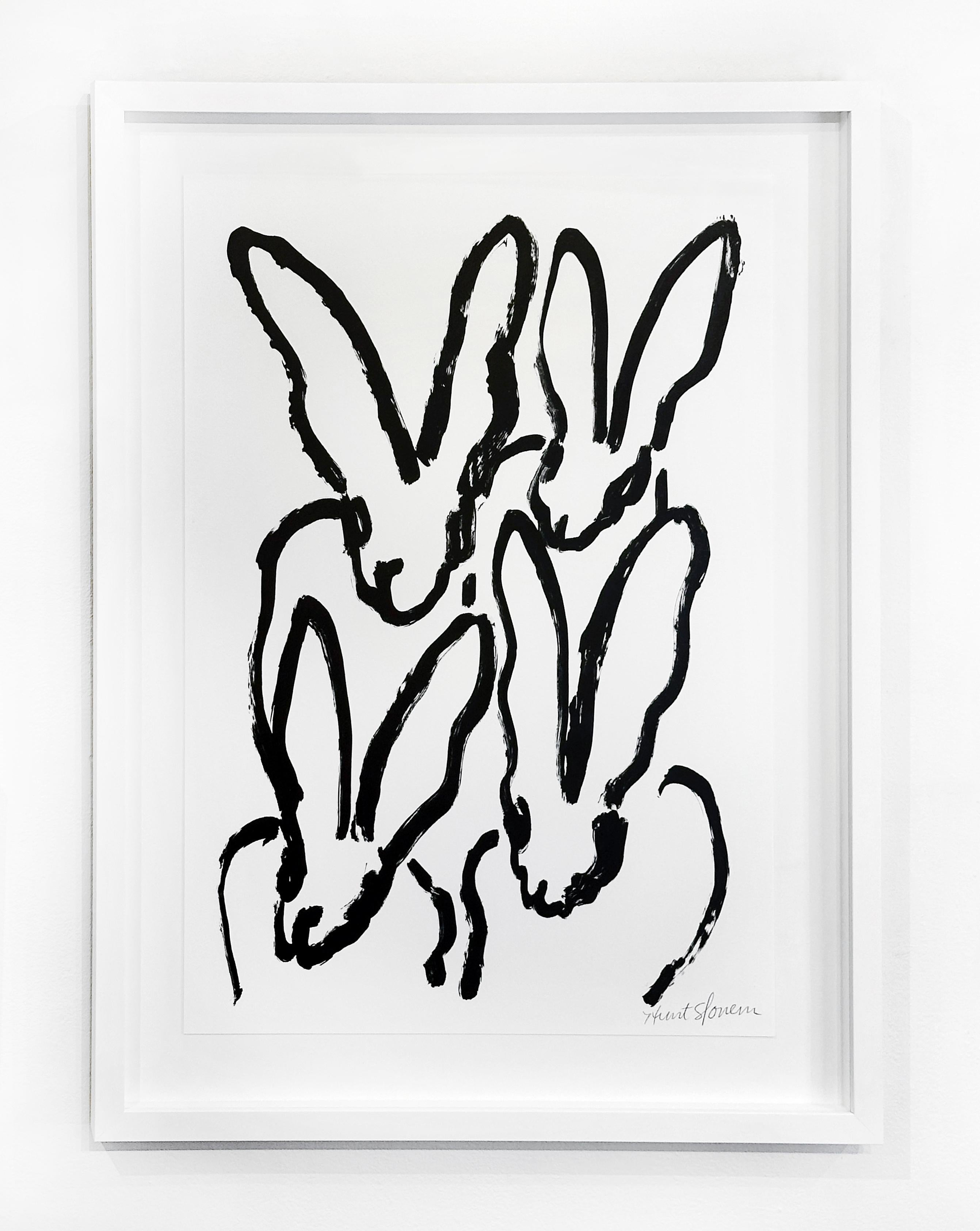 Hunt Slonem, White Bunnies I, Bunnies For Sale 1