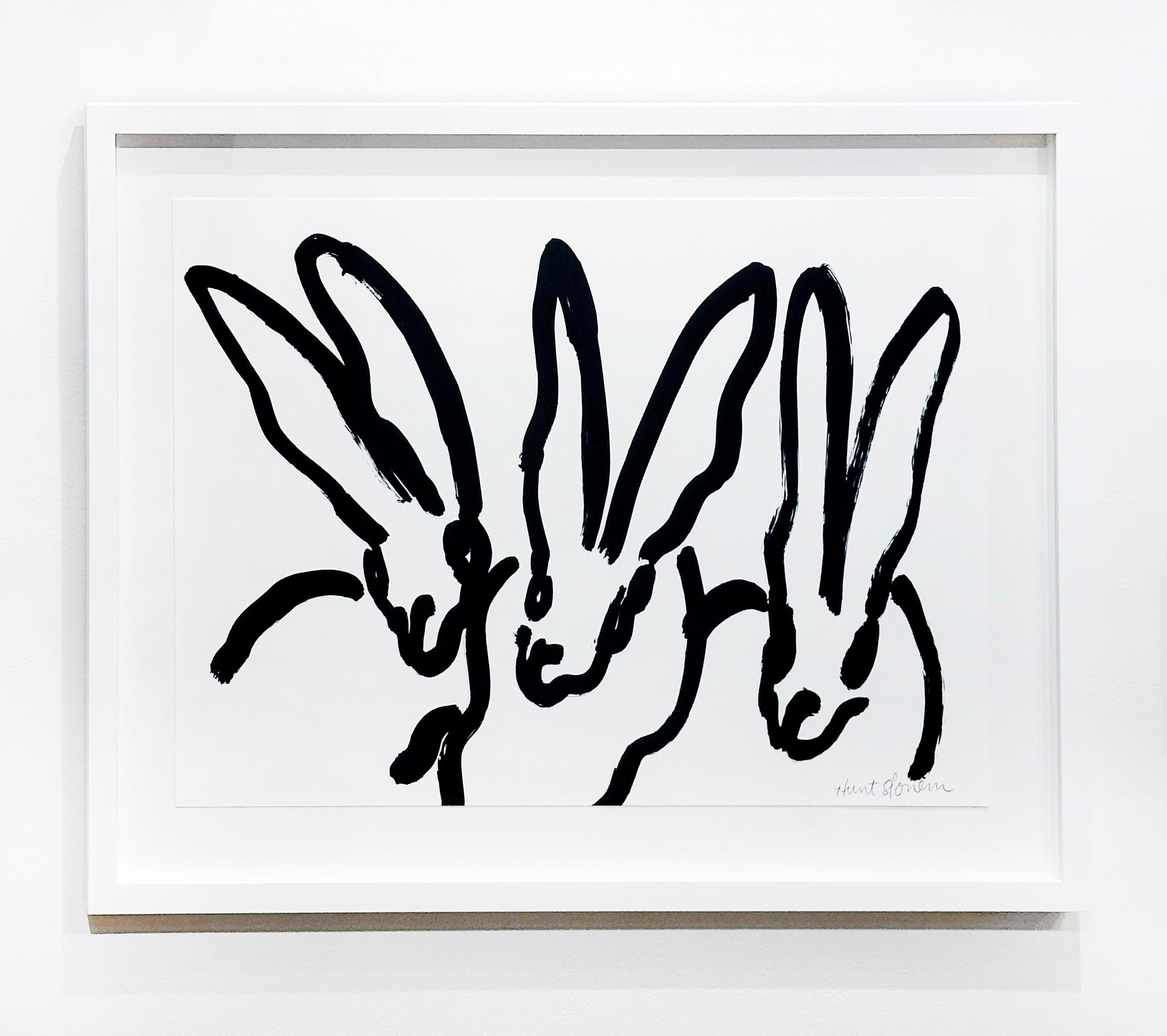 hunt slonem bunny print