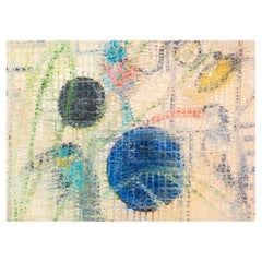Hunt Slonem "Billing rosso" Olio su tela