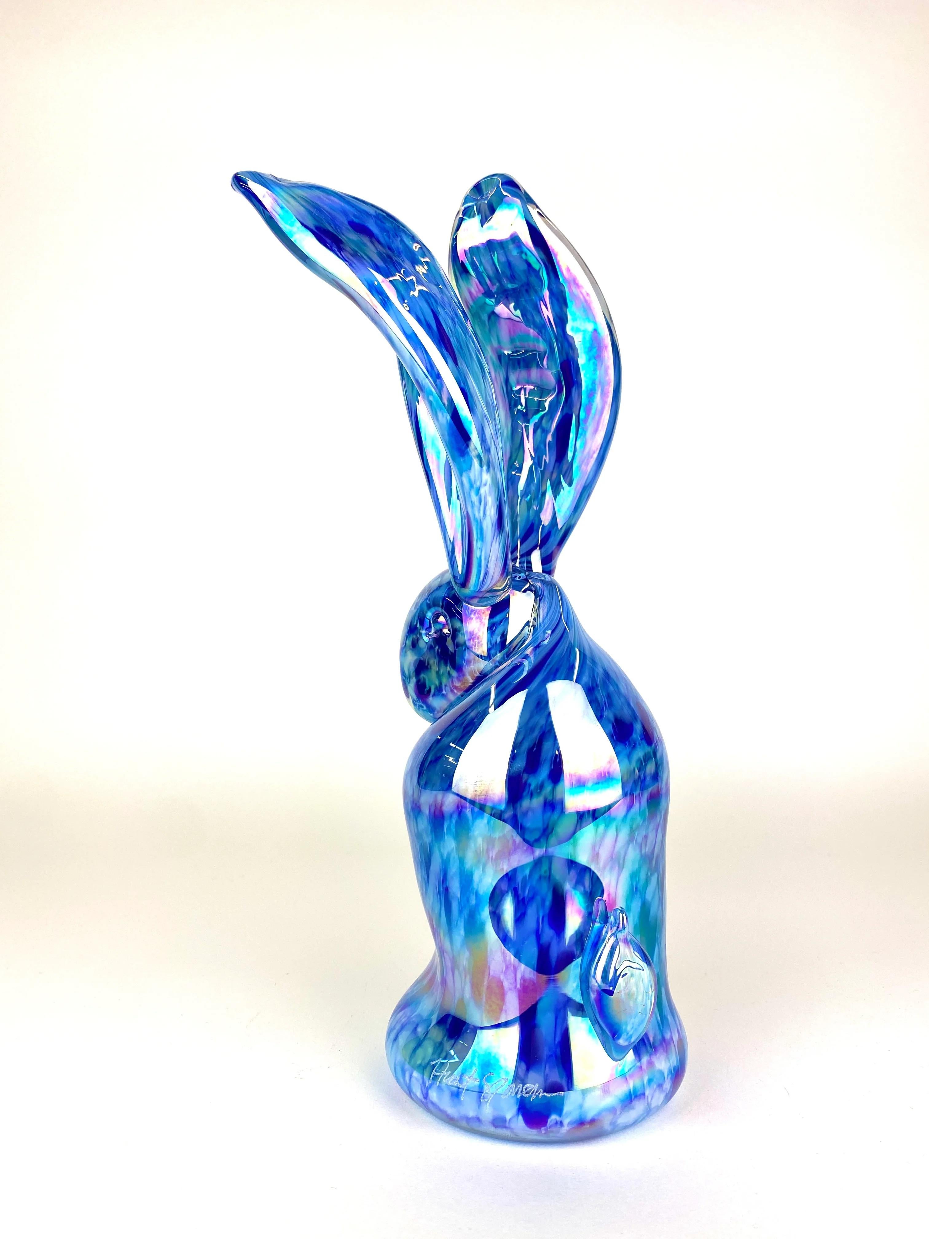 Caeruleus VI - Sculpture by Hunt Slonem