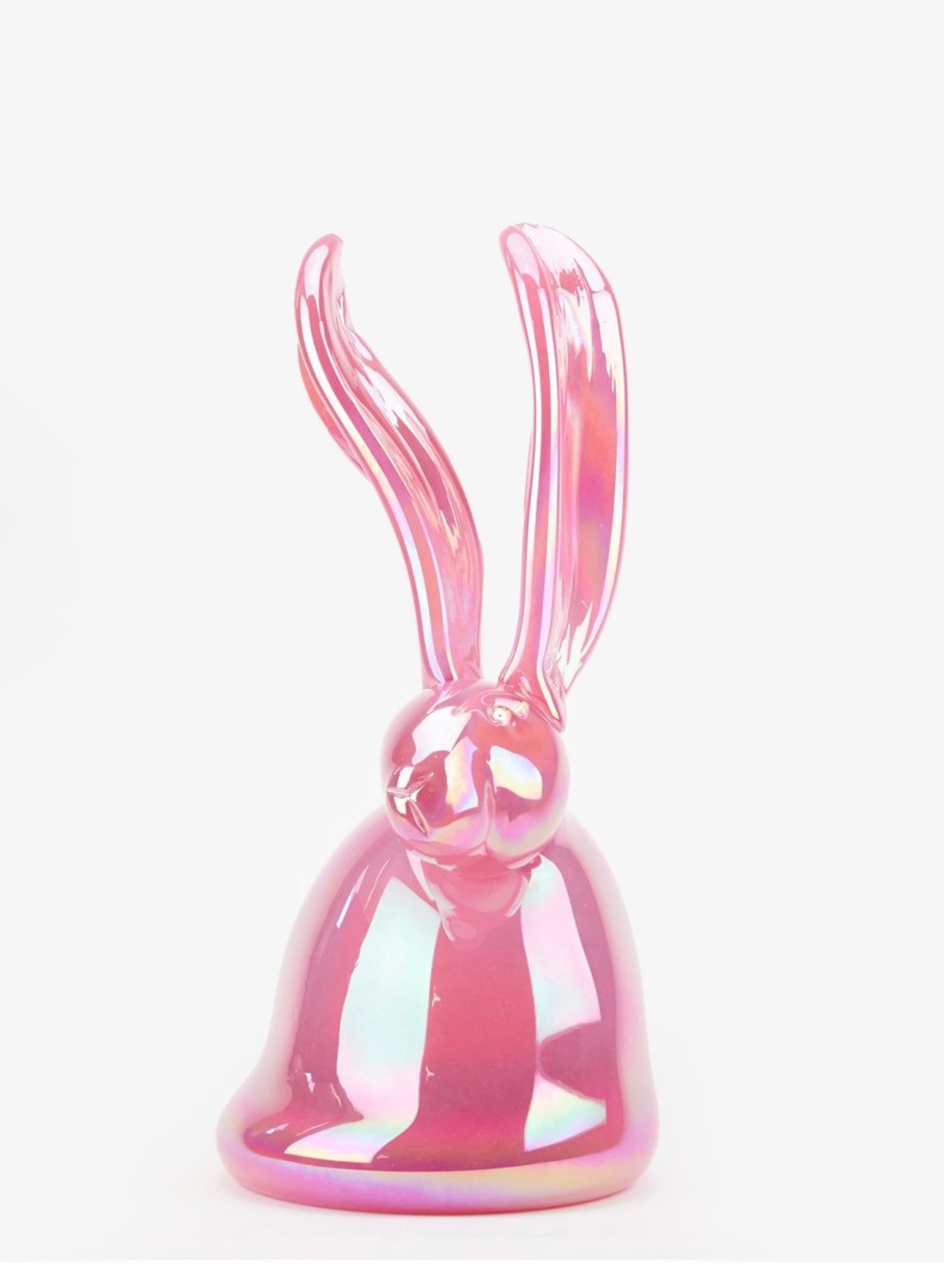 Glass Pink Bunny