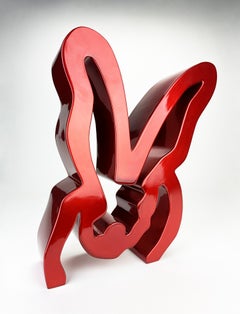 Hunt Slonem Burcet Aluminum Sculpture Edition 14x11.5x4 inch with Custom Box