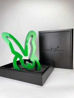 Hunt Slonem Landric Aluminum Sculpture Edition 14x11.5x4 in Includes Custom Box
