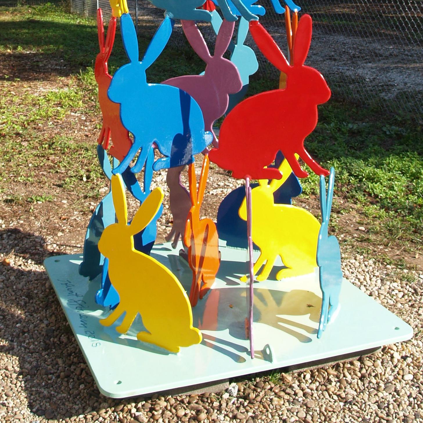 outdoor sculpture, dimensions variable
