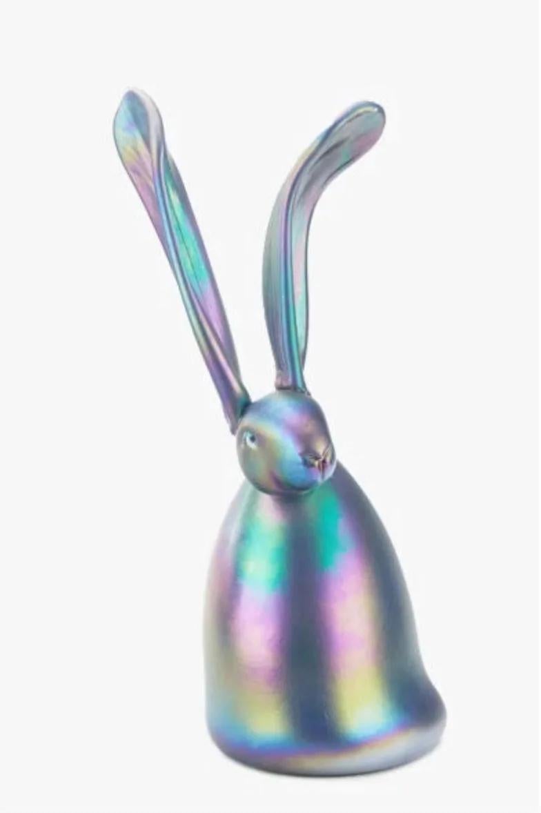 Sean, glass bunny