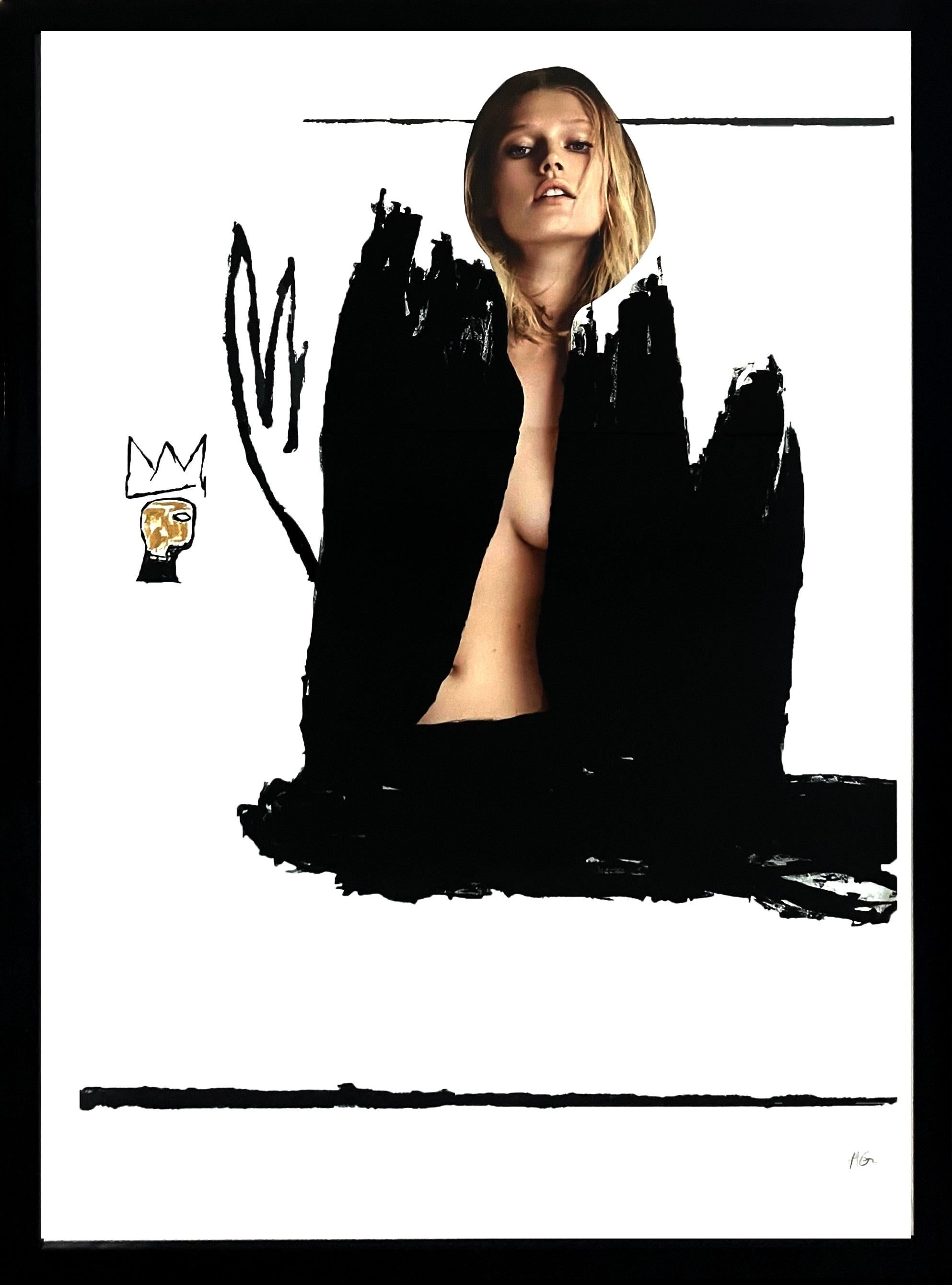 Diptychon: Gold Griot - Flügel und Gold Griot - Füße. Aus der Fact Sheet Serie (Zeitgenössisch), Mixed Media Art, von Hunter & Gatti