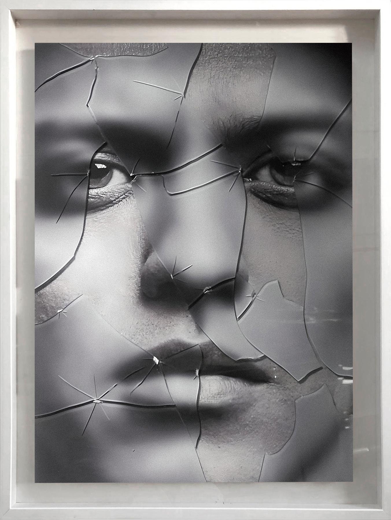 Diptych: Pharrell Williams and Bruno Mars. From the Glass Series For Sale 4