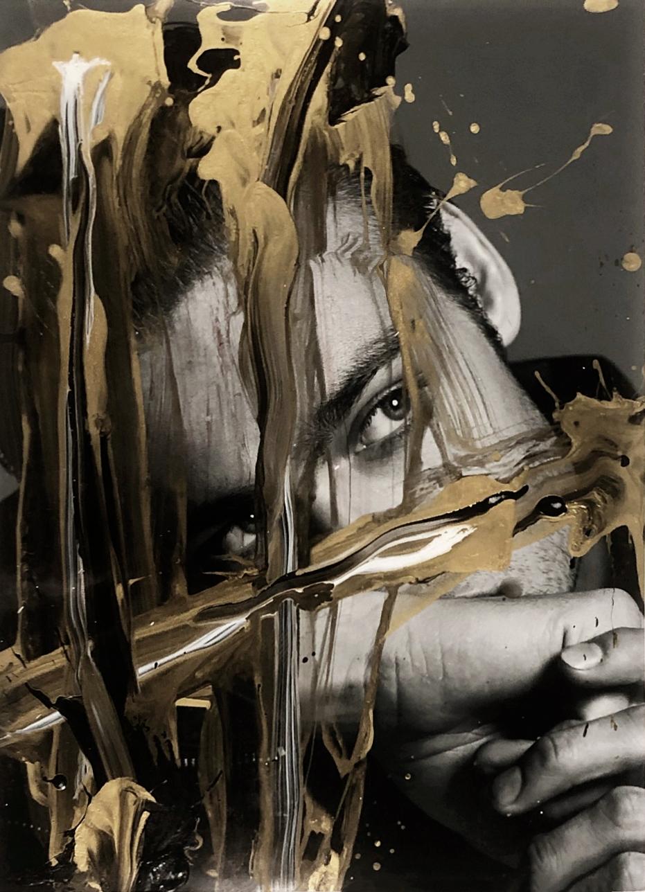 Douglas Booth e Aleksander Skarsgard, Dittico. Foto intervenute dagli artisti - Photograph Contemporaneo di Hunter & Gatti