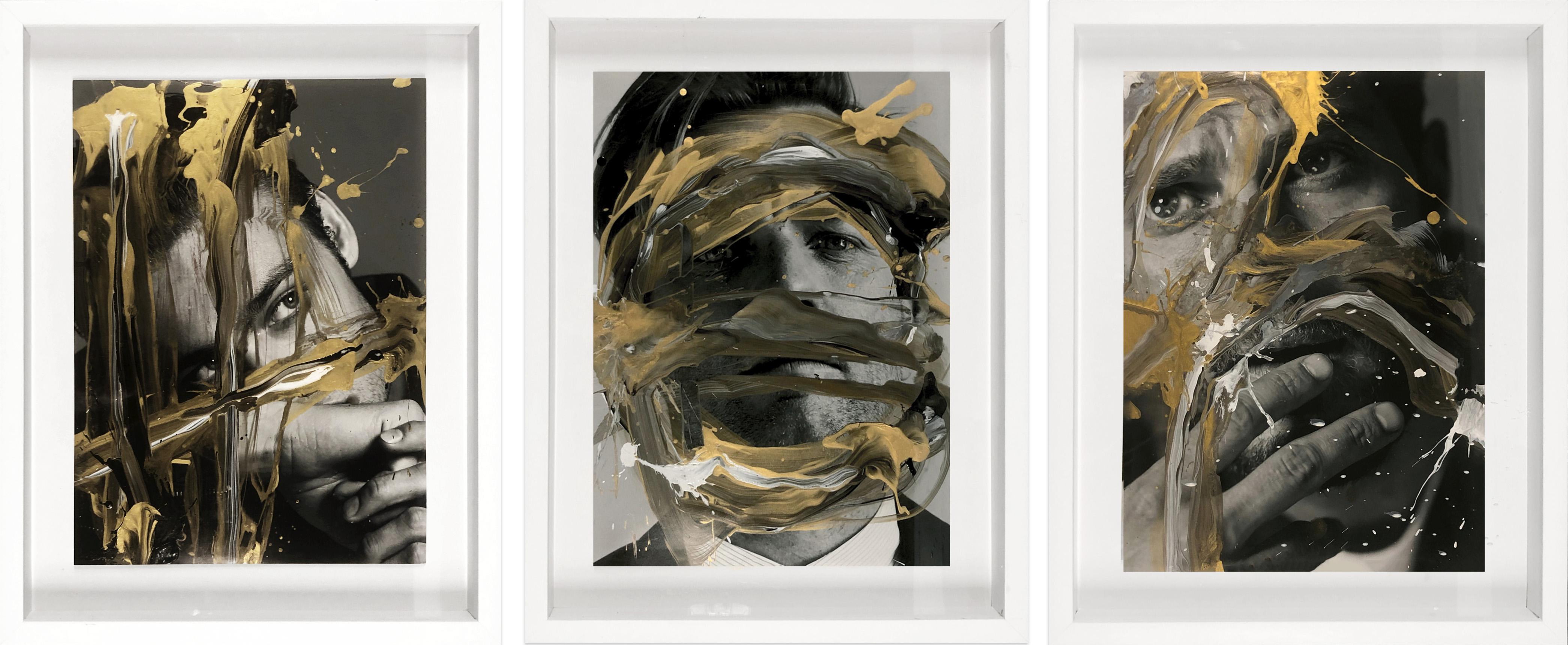 Douglas Booth, Ewan Mcgregor und Aleksander Skarsgard. Triptychon
