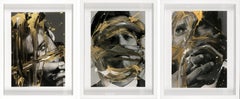 Douglas Booth, Ewan Mcgregor and Aleksander Skarsgard. Triptych