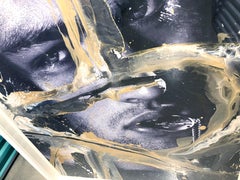 Douglas Booth II, Portrait. Portrait Intervened by the artists.