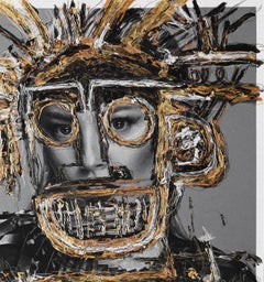 Elizabeth Banks. Gold Edition, Porträt Mit Intervention der Künstler.