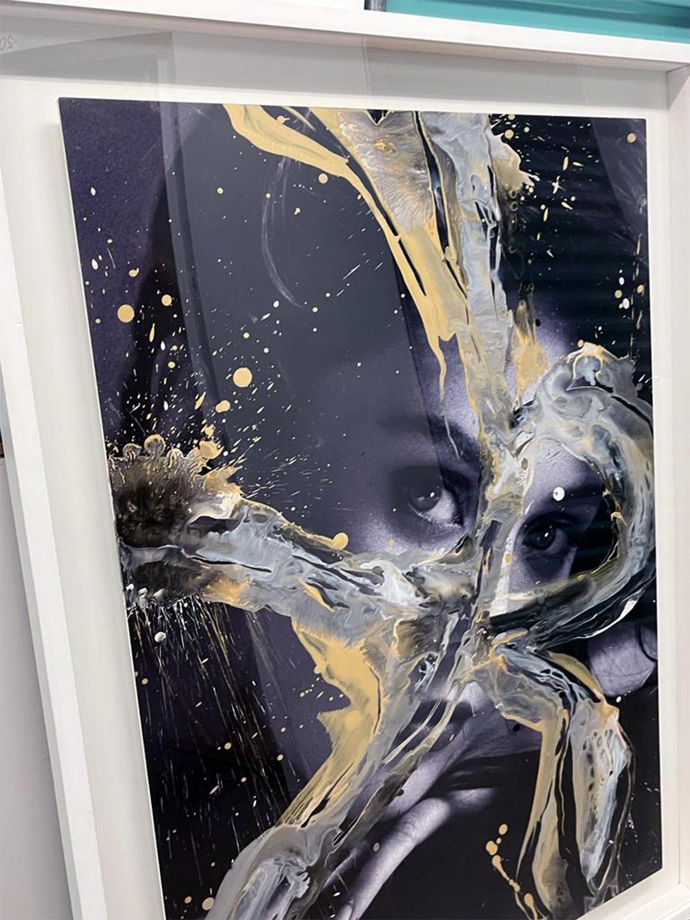 Elizabeth Olsen, Retrato. Retrato intervenido por los artistas. en venta 1